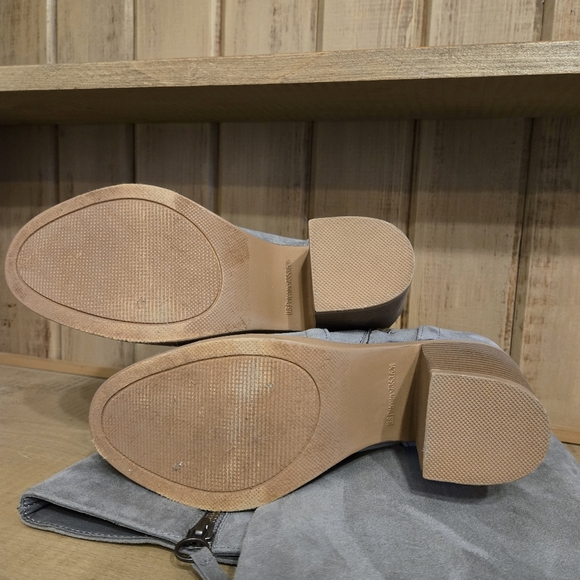 Kohls Tall Heeled Boots Gray Womens Size 7 - Picture 8 of 13